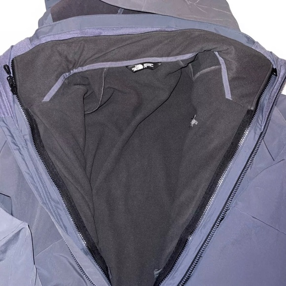 The North Face Apex Storm Peak Triclimate Jacket 3 in 1 Grey Mens Large - Picture 3 of 10